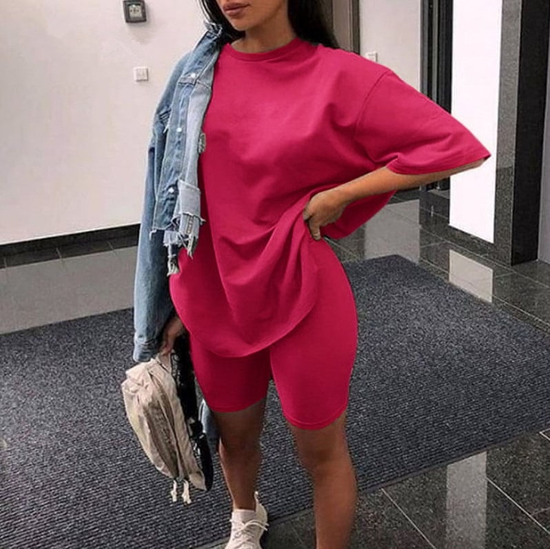 red 2 piece outfit