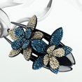 thumbnail image 3 of Visland Flower Style Hair Clip, Duckbill Clips with Rhinestones, Women Headdresse Barrettes, Sparkly Prom Hair Clips, 3 of 3