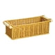 thumbnail image 3 of Cesta tejida versátil organizadora de juguetes rústica con asas de madera decorativa para pan M, 3 of 4