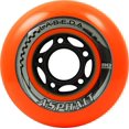 thumbnail image 1 of 8 Roues de Hockey à Roulettes Extérieures en Asphalte Labeda - Orange 80mm, 1 of 3