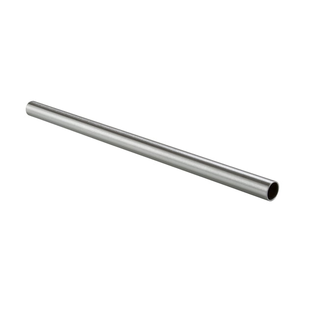 Tuyau Rond de 4'L w/ 1-1/4" dia - Finition Chromée, Taille du Pack - 10