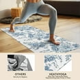 thumbnail image 4 of Pioneer Flower Floral Print Pattern Hot Yoga Mat Towel Non Slip for Hot Yoga - Quick-Drying Yoga Mat Cover with 4 Corner Pockets with Travel Bag - Hot Yoga Towel Non Slip 70"x26", 4 of 6