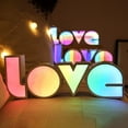 thumbnail image 3 of Amor Luz Novedad Led Alfabeto Marquee Sign Batería Y Usb Power Table Lámparas De Noche Para Interior Hogar Niños Dormitorio Guardería seitruly HA046282-01, 3 of 6