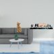 thumbnail image 2 of Figura de escritorio,Estatua de gato,linda decoración para estante o escritorio,Escultura mural,Escultura decorativa de pared con flores de metal estilo bohemio,Arte de pared rústico con, 2 of 8