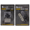 thumbnail image 1 of Niche Complete Organic Brake Pad Set for Suzuki GS500 Motorcycle MK1002503, 1 of 8