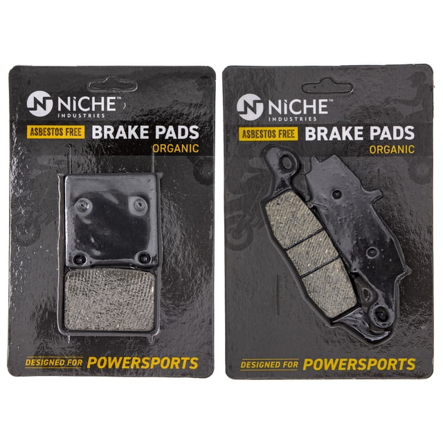 Niche Complete Organic Brake Pad Set for Suzuki GS500 Motorcycle MK1002503