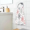 thumbnail image 6 of GZHJMY Christmas Snowflake Cotton Hand Towel Set of 2, Highly Absorbent Soft Fingertip Towels for Bathroom Kitchen Hotel Gym Spa, 16 x 28 Inch Washcloths, 6 of 7