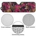 thumbnail image 6 of Yuyamidu Pink Wood Windshield Sun Shade for Jeep Wrangler TJ JK JKU JL JLU, Camo Hunting Car Winshield Sunshade, Blocking Heat and UV Rays, 6 of 7