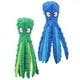 thumbnail image 1 of 2pcs Octopus Perro Interactive Toy Plush Puzzle Chew () Blue Green, 1 of 9