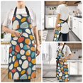 thumbnail image 6 of Pebble Stone Kitchen Apron with 2 Pockets Adjustable waterproof Cooking Aprons for Women Men Chef, 6 of 7