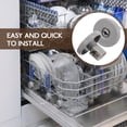 thumbnail image 4 of 2pcs Lower Dishwasher Rack Roller Replacement Wheels, 4 of 8