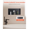thumbnail image 4 of VEVOR Shower Niche 13 x 25 x 4 inch Frameless Recessed Shelf Stainless Steel, 4 of 9