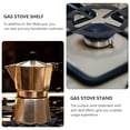 thumbnail image 2 of 3pcs Gas Stove Shelves Coffee Pot Holders Mocha Pot Racks for Kitchen (Black), 2 of 9
