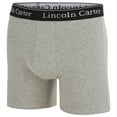 thumbnail image 3 of LINCOLN CARTER Mens Underwear Boxer Briefs - Breathable Anti Chafing Performance Boxers for Men Pack of 10 - Soft Cooling Tagless, Black, Greys, Navy, Lt Blue, Red/S, 3 of 8