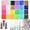 24 Grids - 24,000 PCS (A), variant on 24,000 - 40,000 PCS Resin Flatback Rhinestones Kit, Jelly Candy Color AB Crystals for Nail Art & DIY Crafts, Multi-Size Mixed Sparkle Gems with Glue, Tweezers & Pick-up Pen