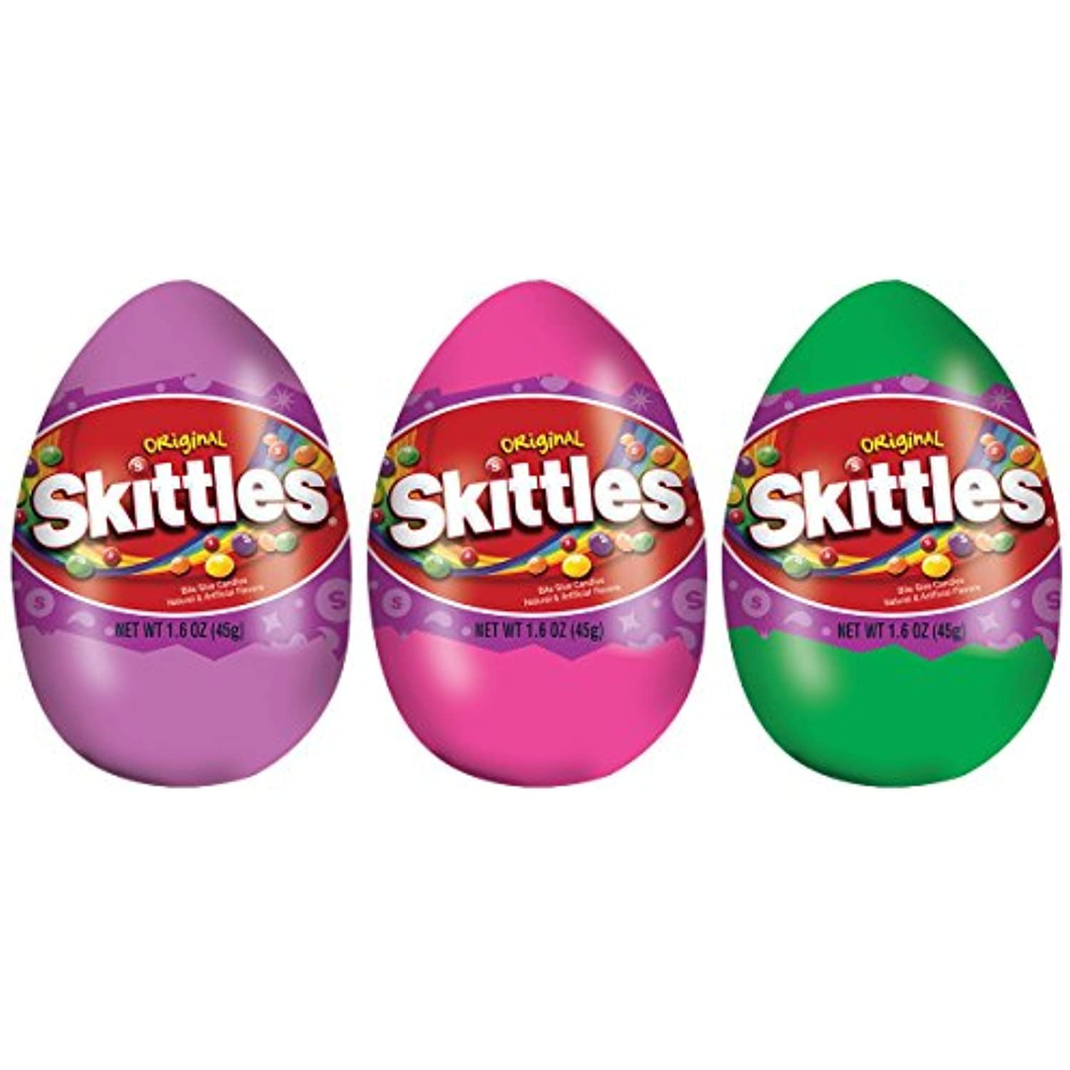 Skittles Original Candy Filled Egg, 1.6 Ounce (Pack Of 12)