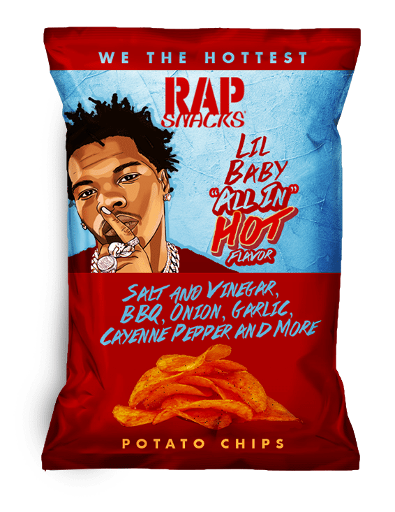 Rap Snacks Lil Baby "All In" Hot Potato Chips, 2.5oz