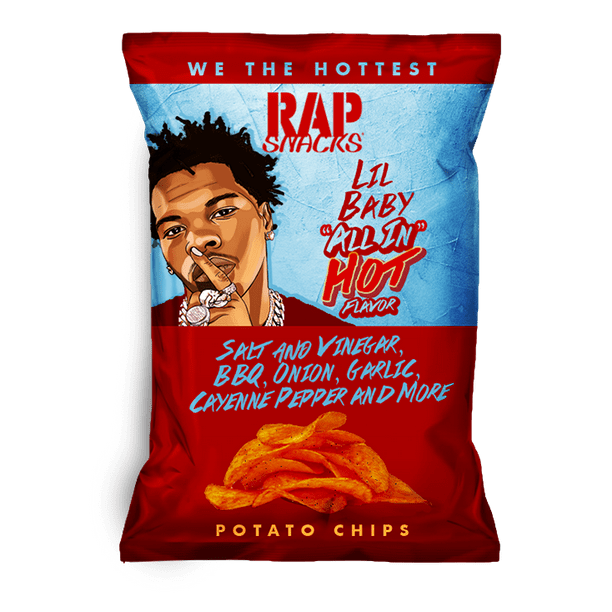 Rap Snacks Lil Baby "All In" Hot Potato Chips, 2.5oz