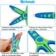 thumbnail image 3 of Paquete de 3 tijeras para manualidades para niños, tijeras de seguridad para niños, tijeras de papel, tijeras para manualidades preescolares, tijeras para niños de 2 años en adelante, tijeras de jardí, 3 of 5