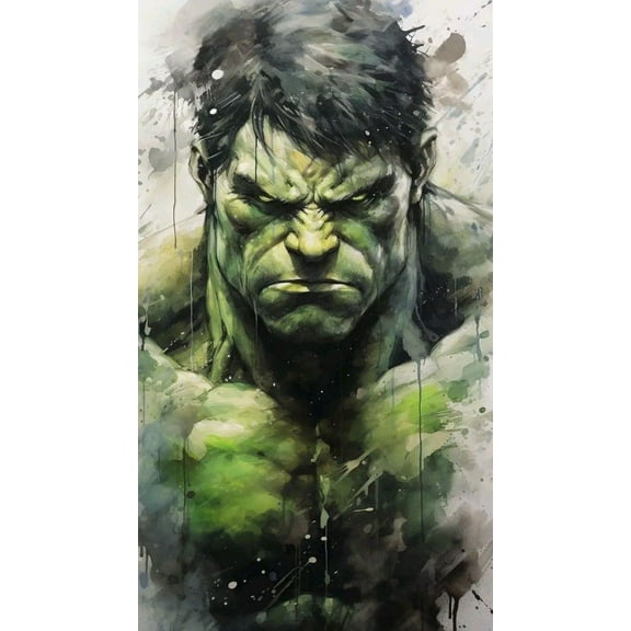 DIY 5D Diamond Painting Kits for Adults Diamond Art Hulk of Life Diamond Painting Full Drill Beginners Craft Kits for Home Wall Decor Gifts, 12x16inch