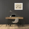 thumbnail image 3 of Tallis 31x26 White Modern Wood Framed Museum Art Print Titled - Austria - Tallis 1851, 3 of 4