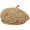 Khaki, variant on Khaki Strawberry Embroidery Straw Crochet Beret Hat 1Pc