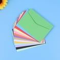 thumbnail image 5 of KAKOWELY Mini Envelopes 100pcs Mini Envelopes Candy Colors Blank Envelopes Stationery Gift Solid Color Envelopes Post Photo Letter Envelopes for Office School(Random Colors), 5 of 5