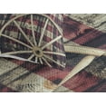 thumbnail image 3 of Ambesonne Western Quilted Coverlet 3 Pcs, Antique American Flag, King Size, Multicolor, 3 of 4