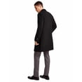 thumbnail image 2 of Kenneth Cole Mens Classic Fit Overcoat Coat 48L Black Solid, 2 of 3