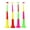 A, variant on Fusipu Cheer Trumpet Detachable 3-section Splicing Retractable Adorable Vibrant Color Portable Convenient 60cm Soccer Sports Fans Cheerleading Horn Tool Birthday Gift