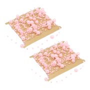 SKYSONIC 32 Feet (10m) Garland, Garland String of Pearls Rose String Chain Beads for Wedding, Party, Christmas Tree and Supplies (