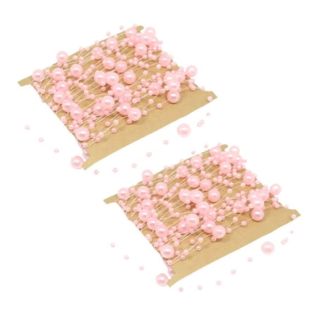 SKYSONIC 32 Feet (10m) Garland, Garland String of Pearls Rose String Chain Beads for Wedding, Party, Christmas Tree and Supplies (