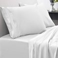 thumbnail image 1 of King Size Sheets - Breathable Luxury Bed Sheets with Full Elastic Secure corner Straps Built In - 1800 Supreme collection Extra Soft Deep Pocket Bedding Set Sheet Set King White, 1 of 5