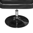 thumbnail image 4 of vidaXL Armchair with Chrome Base Black Faux Leather, 4 of 4