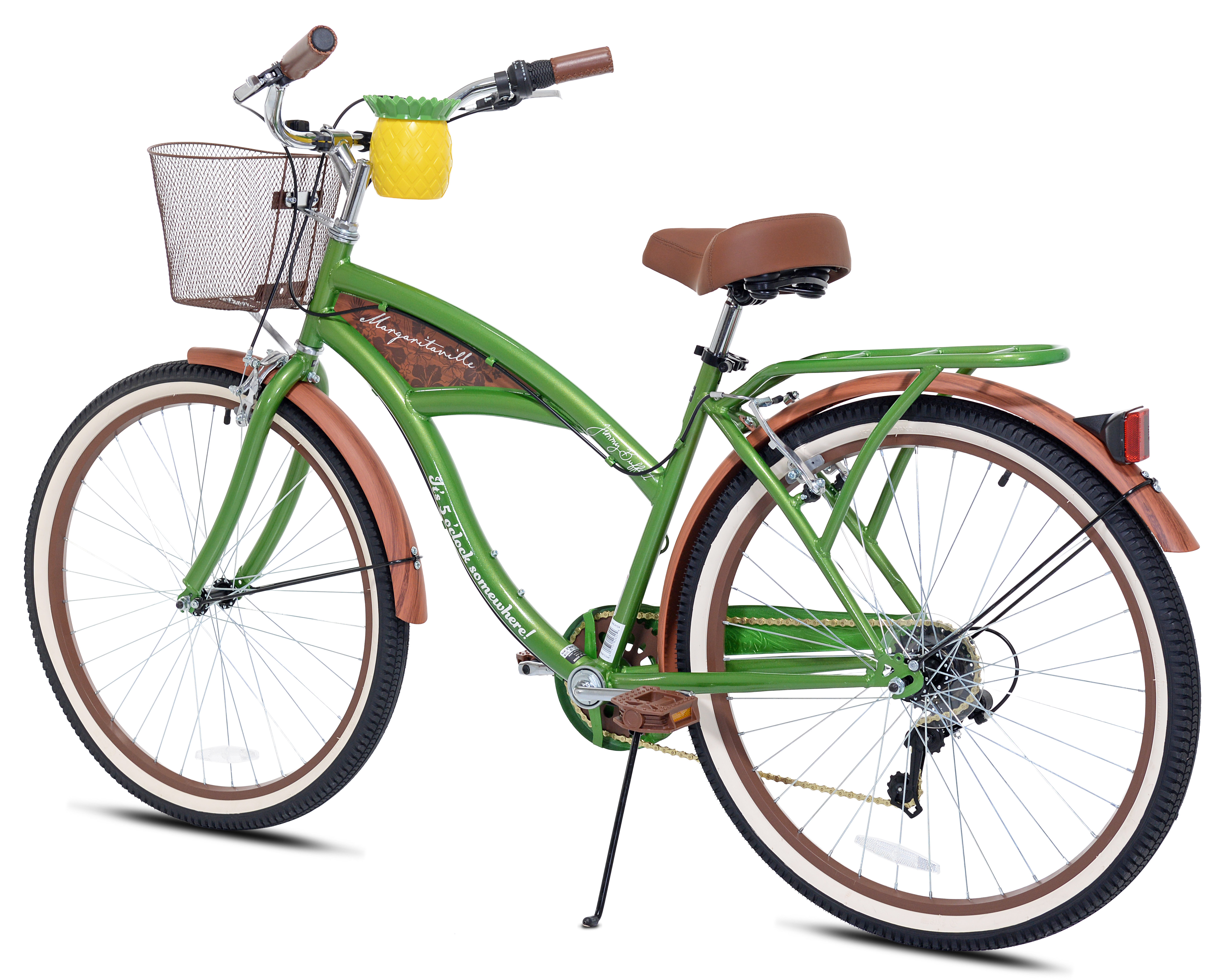 Margaritaville 26" Adult Cruiser Bike, Green photo 3