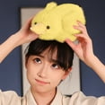 thumbnail image 4 of Ke1Clo Stuffed Animal under $5! Yellow Duck Plush Pillow Hugging Toy for Kids Teens Adults Soft Cotton Material Yellow 11.81x5.91x3.94in, 4 of 6