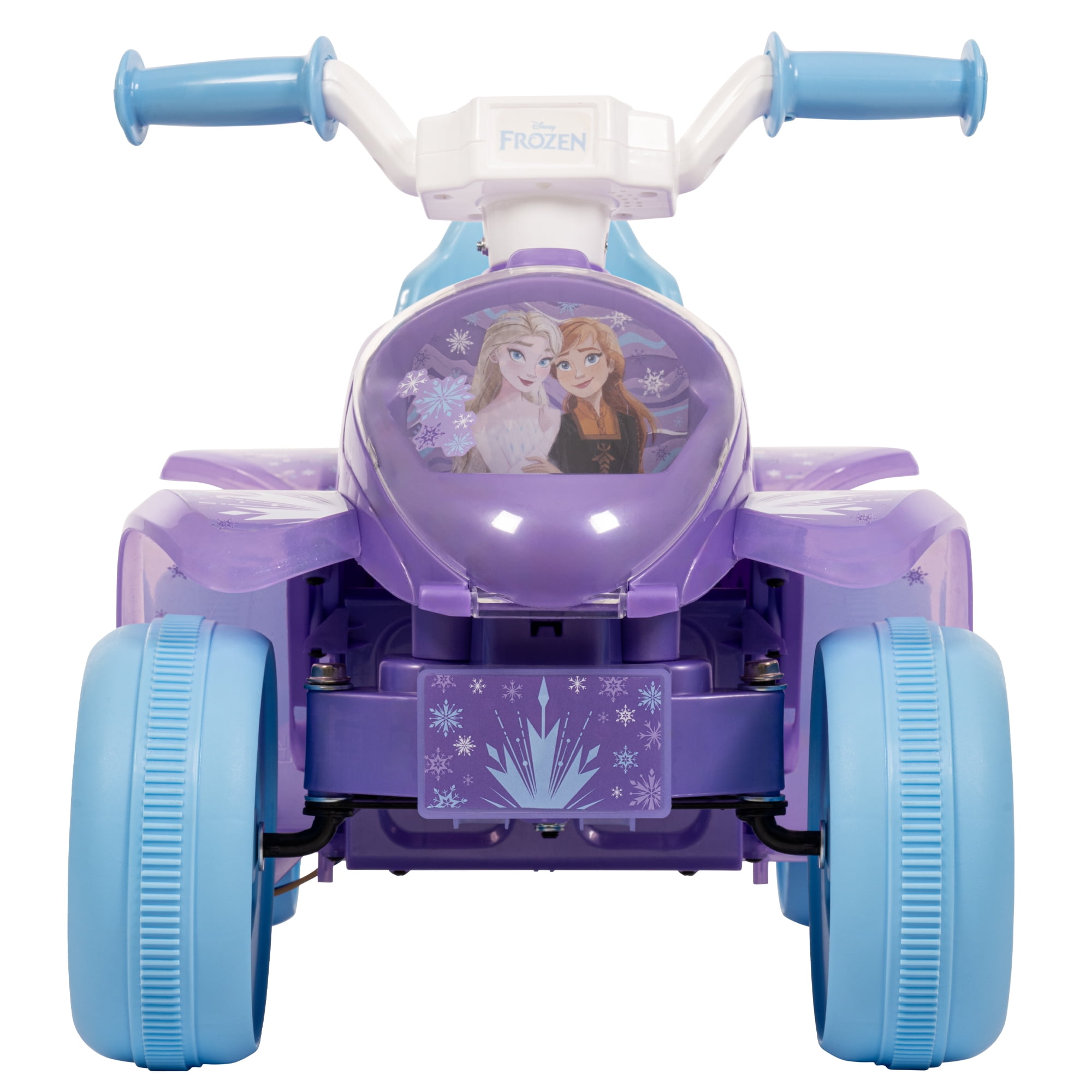 Open Box Huffy Disney 6V Frozen Electric Ride-On Quad for Ages 1.5-3 in Purple