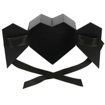 Heart Shaped Treats Heart Boxes Gift Box Packaging Box 22X21X10CM Black