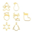 thumbnail image 3 of Miangastore 35pcs Zinc Alloy Mold DIY Crystal Drop Mold Christmas Casting Mold (Golden), 3 of 8