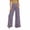 Purple, variant on Levmjia Women High Waisted Wide Leg Pants with Ruffle Hem Flare Trousers Casual Loose Fit with Pockets Solid Color for Summer