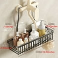 thumbnail image 2 of Hanging Shower Caddy Organizer - No Drilling Shower Organizer with Hooks, Rustproof & Waterproof Aluminum Alloy Bathroom Shelves, 2 of 4