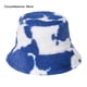 thumbnail image 5 of Sombreros De Cubo De Felpa Con Estampado De Vaca Para Otoño E Invierno, Sombrero Cálido Para Exteriores Con Cuerda Ajustable, Sombrero De Pescador Unisex Para Lavabo seitruly AP006287-04, 5 of 5