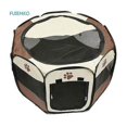 thumbnail image 3 of 2025,72x45cm Collapsible Octagonal Fence Puppy Playpen For Animals, 3 of 4
