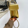 thumbnail image 5 of Hsqqdc Glossy Gold Crossbody Phone Purse PU Leather Small Shoulder Bag for Shopping Commuting Work Travel, 5 of 7