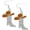 Brown, variant on Sparkling Hat Boot Dangle Earrings Multicolor Enamel Rhinestone Weatern Cow Country women earrings