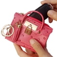 thumbnail image 2 of Monedero portátil con borlas de moda europea y americana, estuche para llaves con patrón de avestruz, mini bolso de mano, bolso de joyería para muñecas, 2 of 4