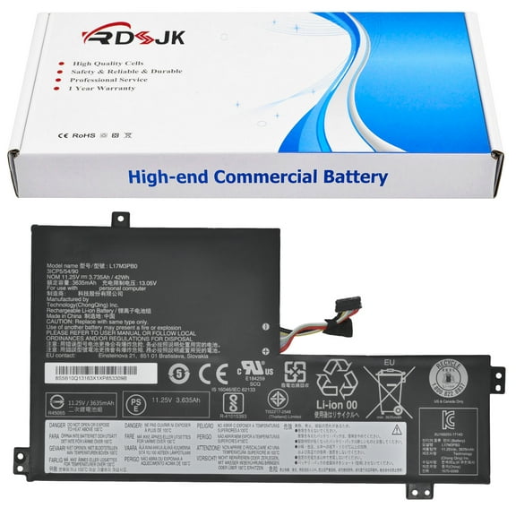 New L17M3PB0 11.4V/11.25V 42Wh L17L3PB0 L17C3PG0 L18D3PG1 Laptop Battery for Lenovo Chromebook 100e 300e 500e 500e-81ES 300e-81MB 100e-81ER 100e-81MA Series 5B10Q13162 5B10Q13163 5B10S75394