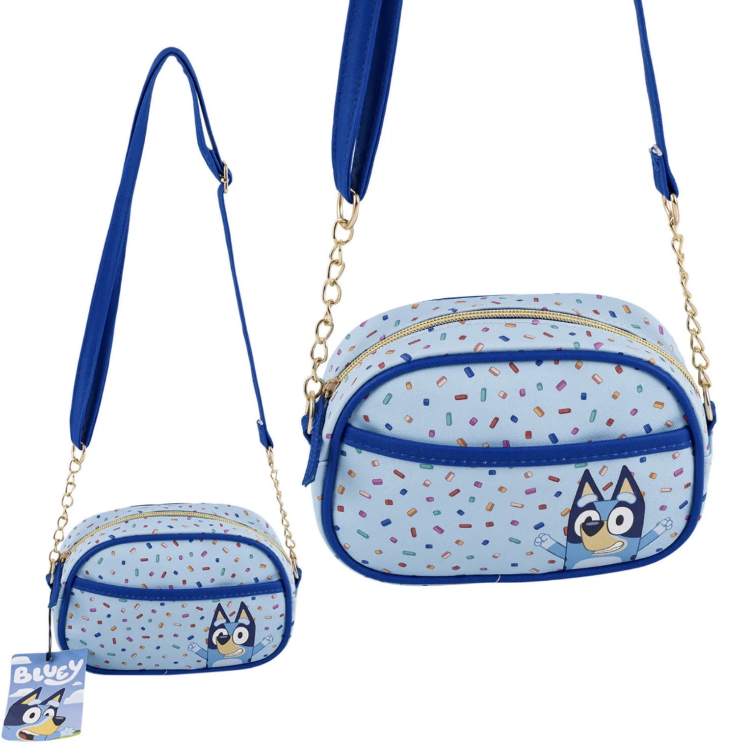 Bluey Crossbody Camera Bag - 7.5" - Stylish and Versatile - Compact - Adjustable Strap, 1 COUNT