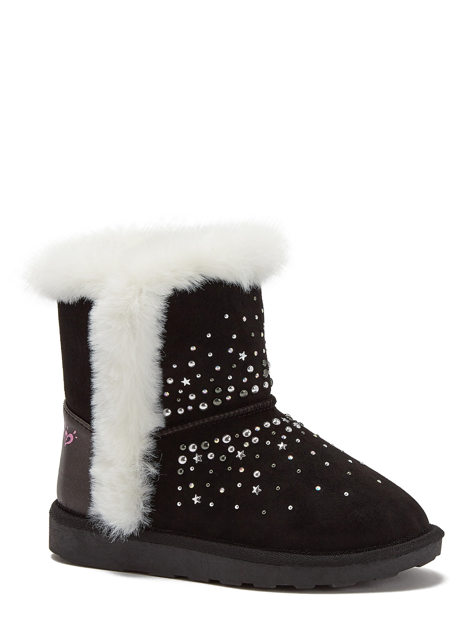 Justice Little & Big Girl Embellished Fur Boot