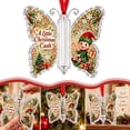 thumbnail image 2 of Christmas Cash Gift Butterfly Ornament Money Holder for Tree Decorations,Butterfly-Shaped Displays Rolled Cash,Festive Hanging Keepsake for Trees, Giving and Seasonal Holiday Decor,Z-C, 2 of 9